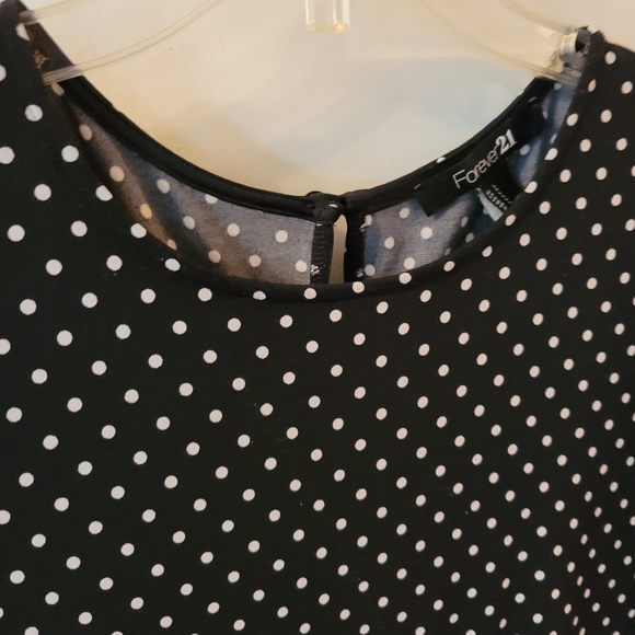 Forever 21 | Polka Dot Peplum Dress - Picture 3 of 7